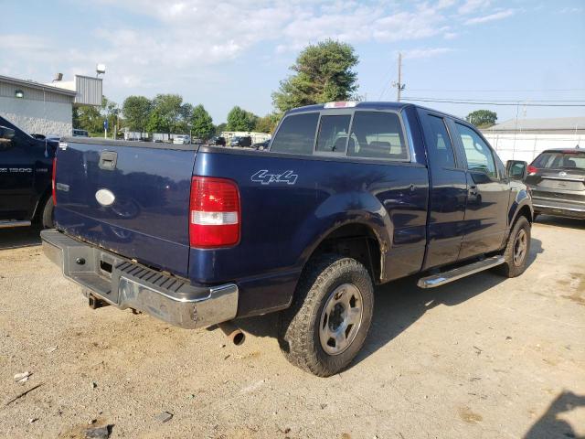 1FTPX14V58FB44075 - 2008 FORD F150 BLUE photo 4