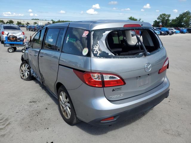 JM1CW2BL0E0176598 - 2014 MAZDA 5 SPORT SILVER photo 3