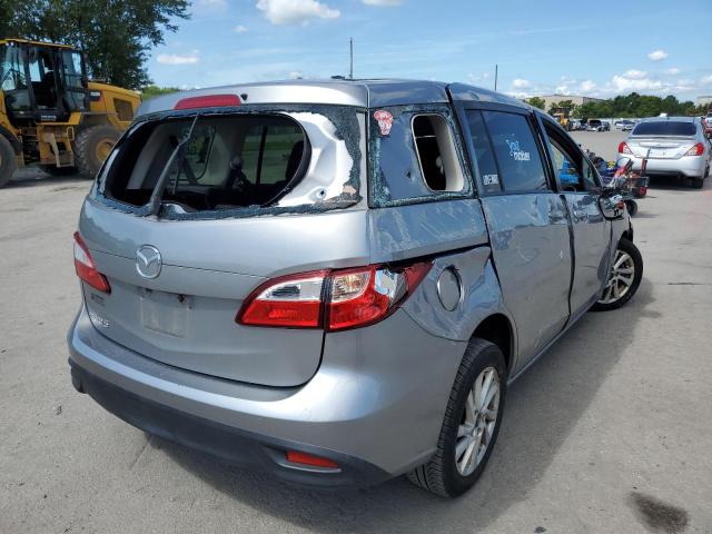 JM1CW2BL0E0176598 - 2014 MAZDA 5 SPORT SILVER photo 4