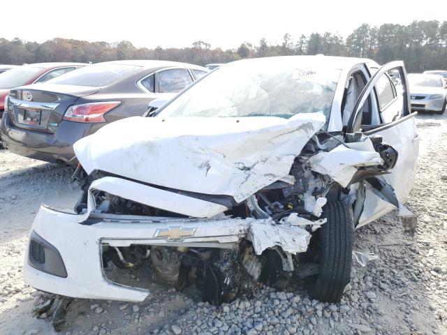 1G1JA5SH6F4196604 - 2015 CHEVROLET SONIC LS WHITE photo 2