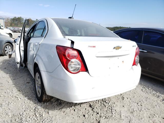 1G1JA5SH6F4196604 - 2015 CHEVROLET SONIC LS WHITE photo 3