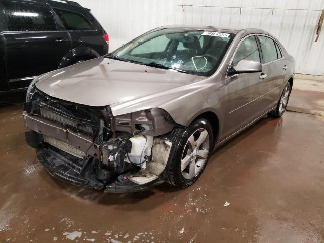 1G1ZC5E09CF298708 - 2012 CHEVROLET MALIBU 1LT GOLD photo 2