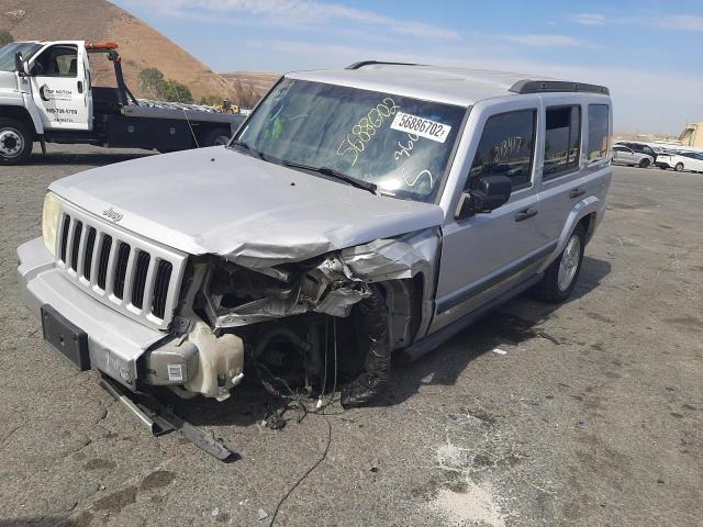 1J8HH48K56C339927 - 2006 JEEP COMMANDER ნაცრისფერი ფოტო 2