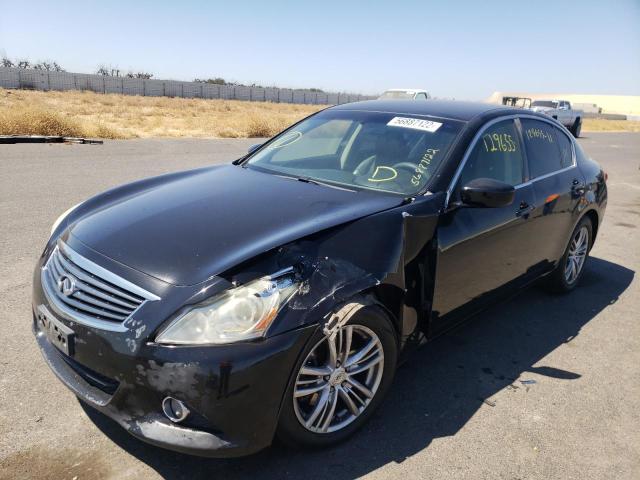 JN1DV6AP0BM604261 - 2011 INFINITI G25 BASE BLACK photo 2