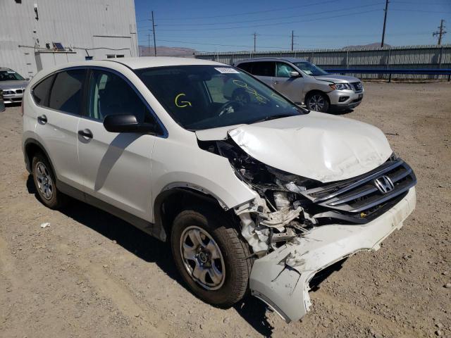 5J6RM4H34EL112799 - 2014 HONDA CR-V LX SILVER photo 1