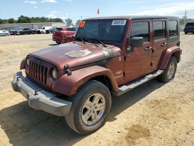 1J4GA59147L192028 - 2007 JEEP WRANGLER S MAROON photo 2