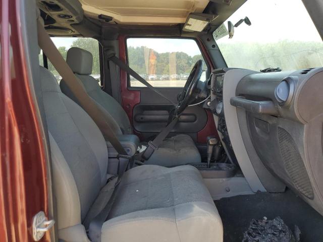 1J4GA59147L192028 - 2007 JEEP WRANGLER S MAROON photo 5