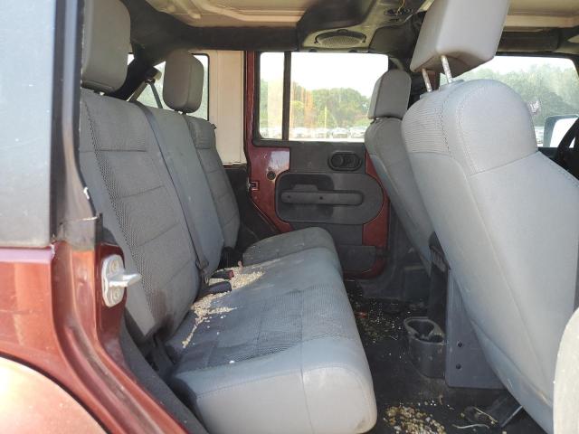 1J4GA59147L192028 - 2007 JEEP WRANGLER S MAROON photo 6