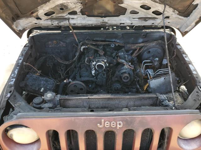 1J4GA59147L192028 - 2007 JEEP WRANGLER S MAROON photo 7