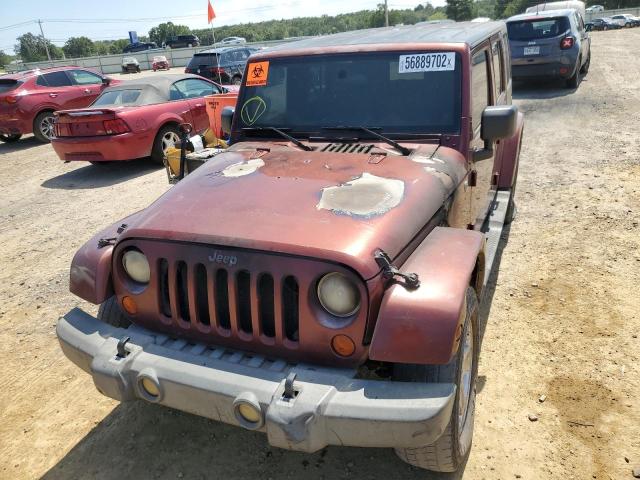 1J4GA59147L192028 - 2007 JEEP WRANGLER S MAROON photo 9