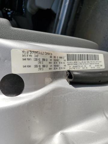 1J8HG48K57C611431 - 2007 JEEP COMMANDER ვერცხლისფერი ფოტო 10