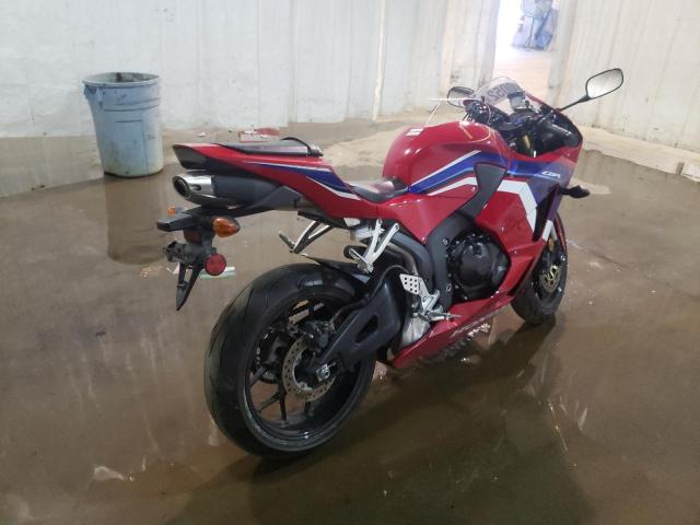 JH2PC40J4MK700823 - 2021 HONDA CBR600 RA RED photo 4