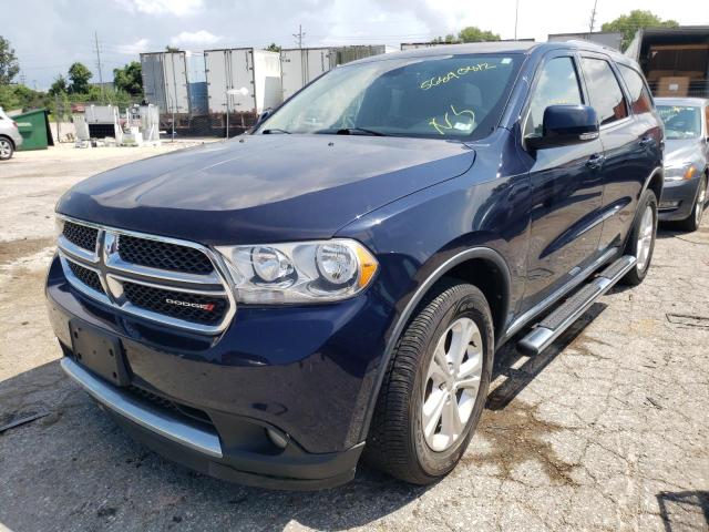 1C4RDJDG0CC207001 - 2012 DODGE DURANGO BLACK photo 2