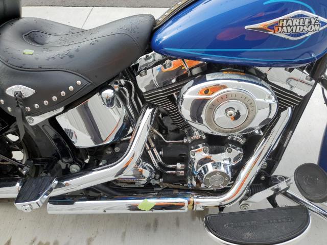 1HD1BW512AB037042 - 2010 HARLEY-DAVIDSON FLSTC BLUE photo 7