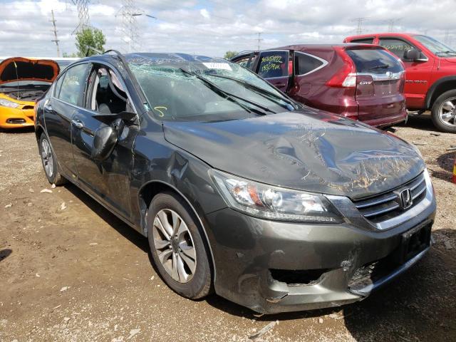 1HGCR2F36EA247865 - 2014 HONDA ACCORD LX GRAY photo 1