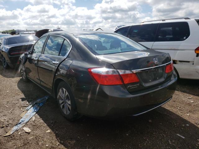 1HGCR2F36EA247865 - 2014 HONDA ACCORD LX GRAY photo 3