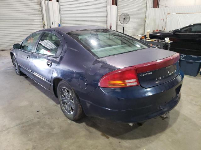 2B3AD46R84H678763 - 2004 DODGE INTREPID S BLUE photo 3