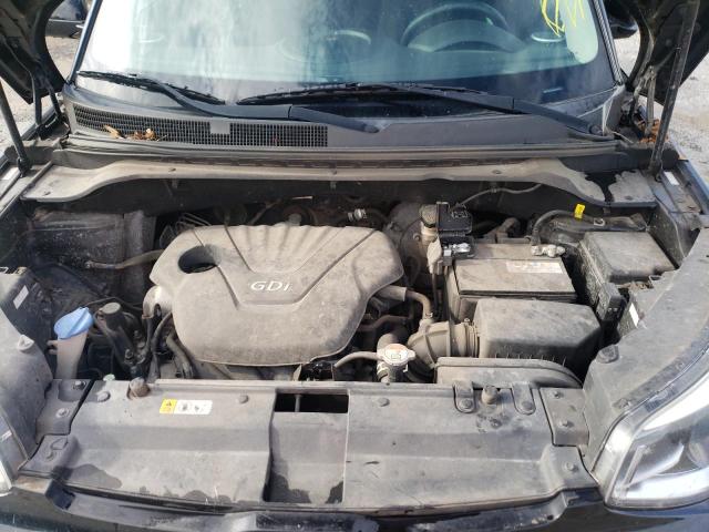 KNDJN2A21G7344729 - 2016 KIA SOUL BLACK photo 7