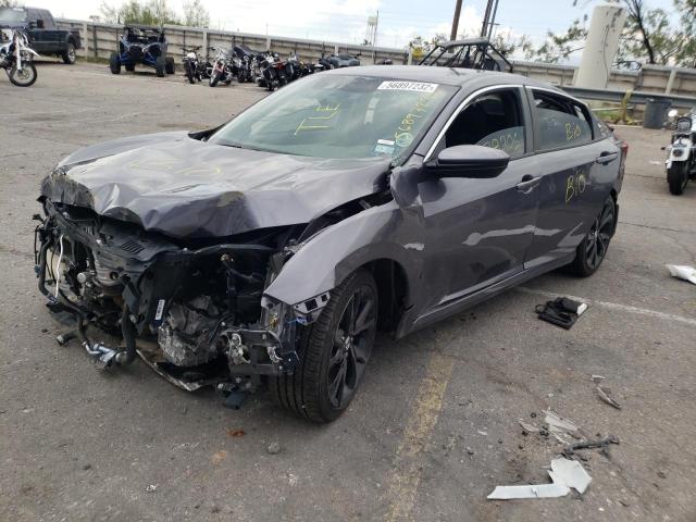 19XFC2F84LE000458 - 2020 HONDA CIVIC SPOR GRAY photo 2