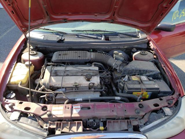 1FALP6531WK125963 - 1998 FORD CONTOUR BA MAROON photo 7