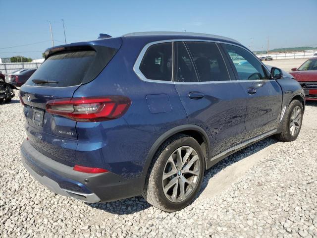 5UXCR6C02L9C65697 - 2020 BMW X5 XDRIVE4 蓝色 照片 4