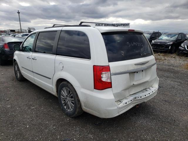 2C4RC1CG2ER243528 - 2014 CHRYSLER TOWN & COU WHITE photo 3