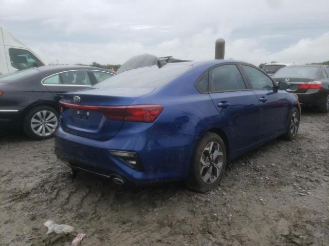 3KPF24AD5LE259690 - 2020 KIA FORTE FE BLUE photo 4