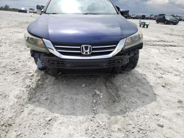 1HGCR2F32DA110386 - 2013 HONDA ACCORD LX BLUE photo 9