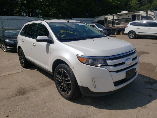 2FMDK3JC4DBA67366 - 2013 FORD EDGE SEL WHITE photo 1