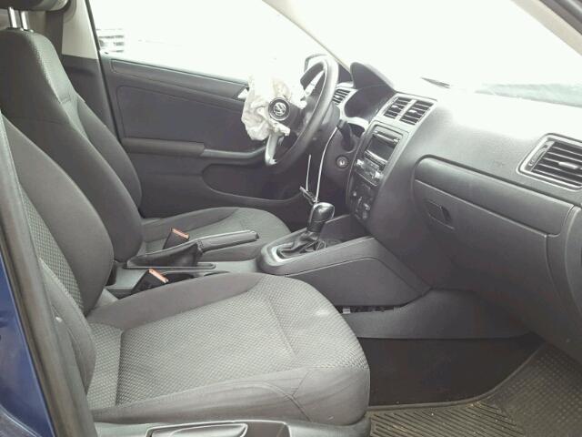 3VW2K7AJ1CM395209 - 2012 VOLKSWAGEN JETTA BASE 蓝色 照片 5