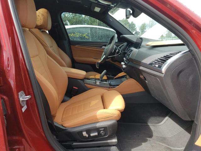 5UXUJ3C50KLG51980 - 2019 BMW X4 XDRIVE3 RED photo 5
