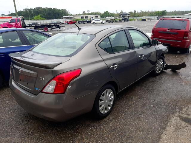 3N1CN7AP5GL802885 - 2016 NISSAN VERSA S GRAY photo 4