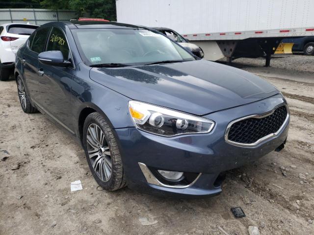 KNALN4D74E5123823 - 2014 KIA CADENZA PR BLUE photo 1