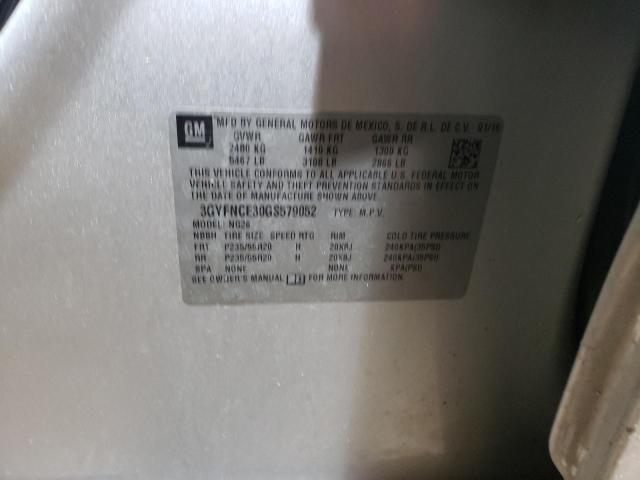 3GYFNCE30GS579052 - 2016 CADILLAC SRX PERFOR 银色 照片 10