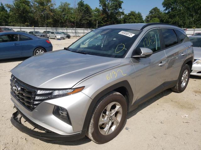 5NMJB3AE0NH052083 - 2022 HYUNDAI TUCSON SEL SILVER photo 2