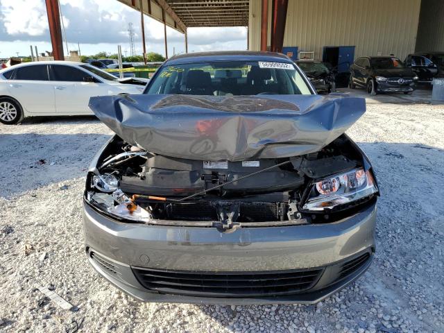 3VW2K7AJXEM354354 - 2014 VOLKSWAGEN JETTA BASE GRAY photo 9