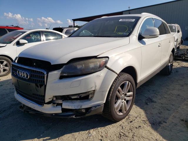 WA1AY74L39D001007 - 2009 AUDI Q7 3.6 QUA WHITE photo 2