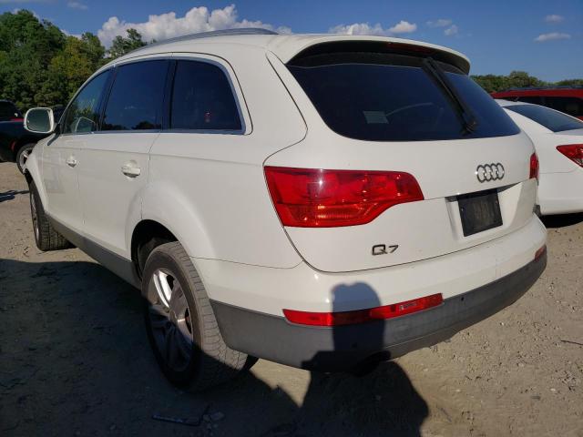 WA1AY74L39D001007 - 2009 AUDI Q7 3.6 QUA WHITE photo 3