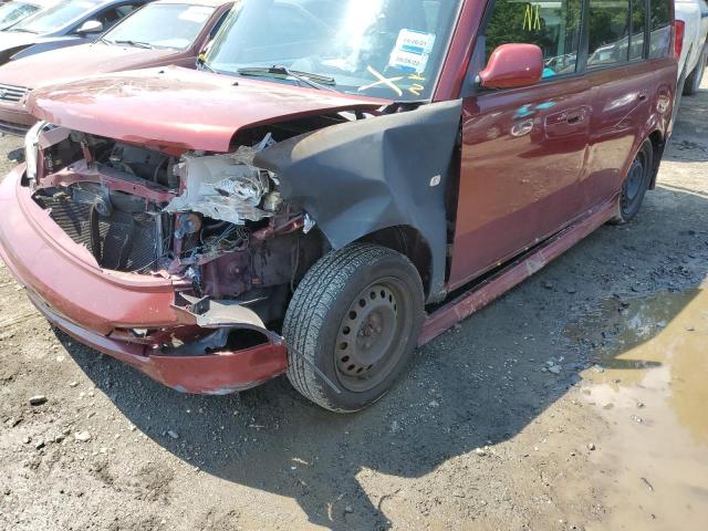JTLKT324864100774 - 2006 TOYOTA SCION XB ბურგუნდია ფოტო 9