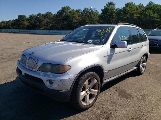 5UXFB53576LV25409 - 2006 BMW X5 SILVER photo 2