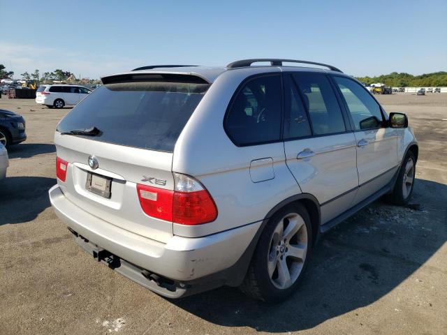 5UXFB53576LV25409 - 2006 BMW X5 SILVER photo 4