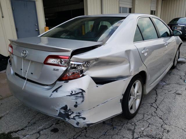 4T1BF1FK5DU656324 - 2013 TOYOTA CAMRY L SILVER photo 4