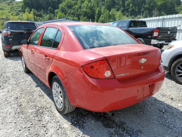 1G1AD5F53A7195487 - 2010 CHEVROLET COBALT 1LT RED photo 3