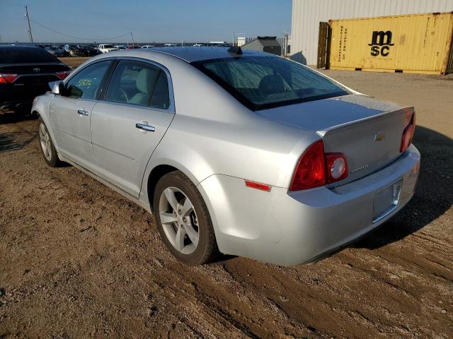 1G1ZC5E09CF118790 - 2012 CHEVROLET MALIBU 1LT ვერცხლისფერი ფოტო 3