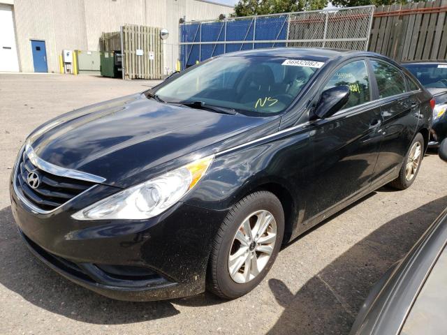 5NPEB4AC2BH204692 - 2011 HYUNDAI SONATA GLS BLACK photo 2