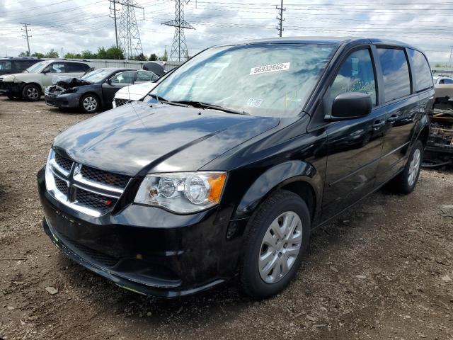 2C4RDGBG8FR537065 - 2015 DODGE GRAND CARA BLACK photo 2