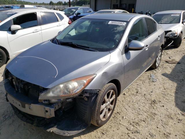 JM1BL1SG9A1296115 - 2010 MAZDA 3 I GRAY photo 2