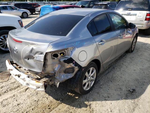 JM1BL1SG9A1296115 - 2010 MAZDA 3 I GRAY photo 4