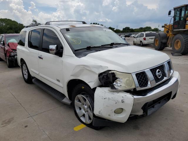 5N1AA08A45N717800 - 2005 NISSAN ARMADA SE WHITE photo 1