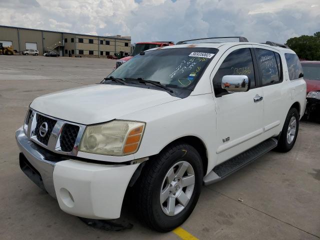 5N1AA08A45N717800 - 2005 NISSAN ARMADA SE WHITE photo 2